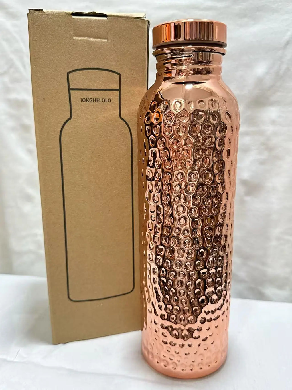 Tamra Flow – Garrafa de água de 800 ml em aço inoxidável com acabamento em tom de cobre, imagem 24