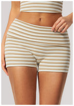 Calções de Yoga Cintura Dobrável Prana Stripe