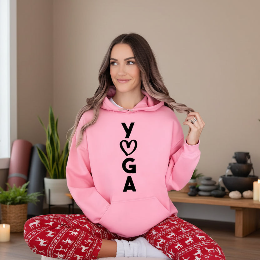 Sudadera con Capucha Sankalpa Love Yoga • Conforto Espiritual y Presencia