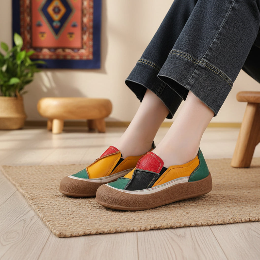 Rooted Ease – Conforto Autêntico em Couro Natural