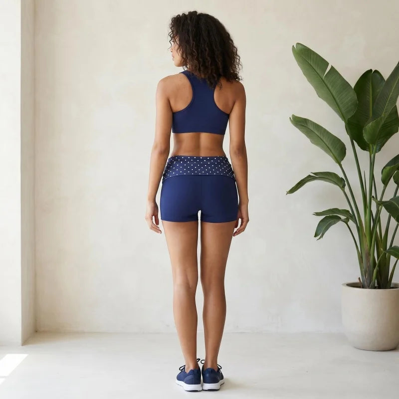 Golden Leaf Shorts – Elegance in Motion