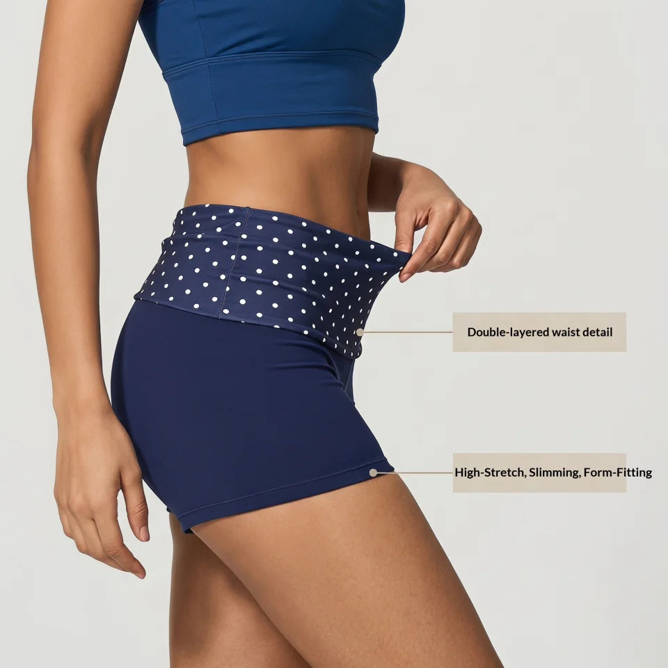 Golden Leaf Shorts – Elegance in Motion