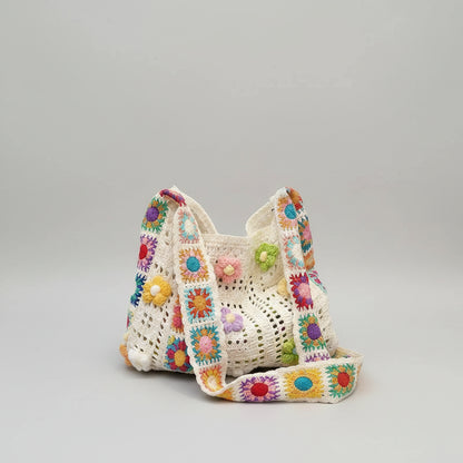 Wildflower Crochet Bag – Delicadeza e Estilo