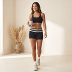 Golden Leaf Shorts – Elegance in Motion
