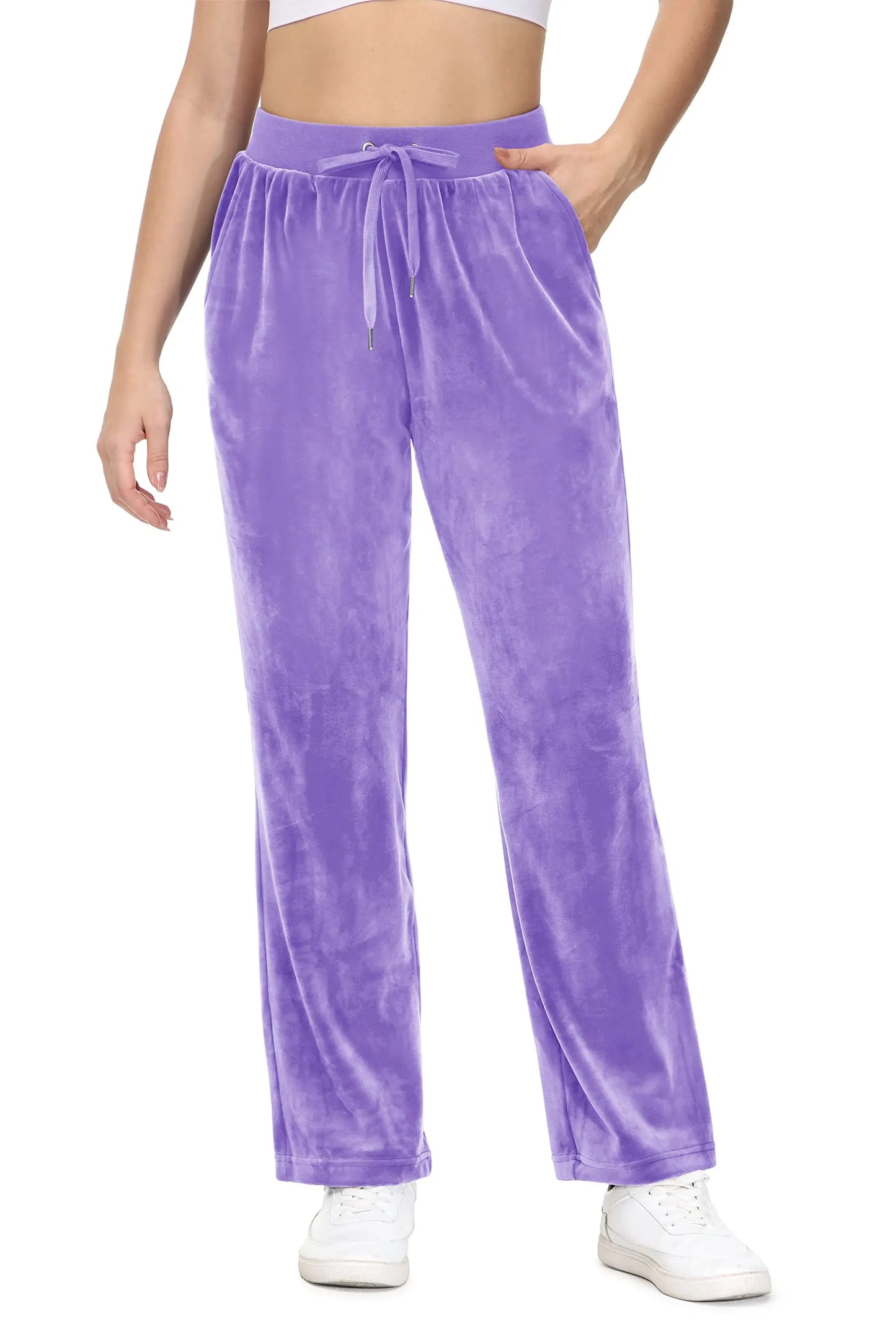 Soft Flow Yoga Pants • Warm Velvet and Free Movement 