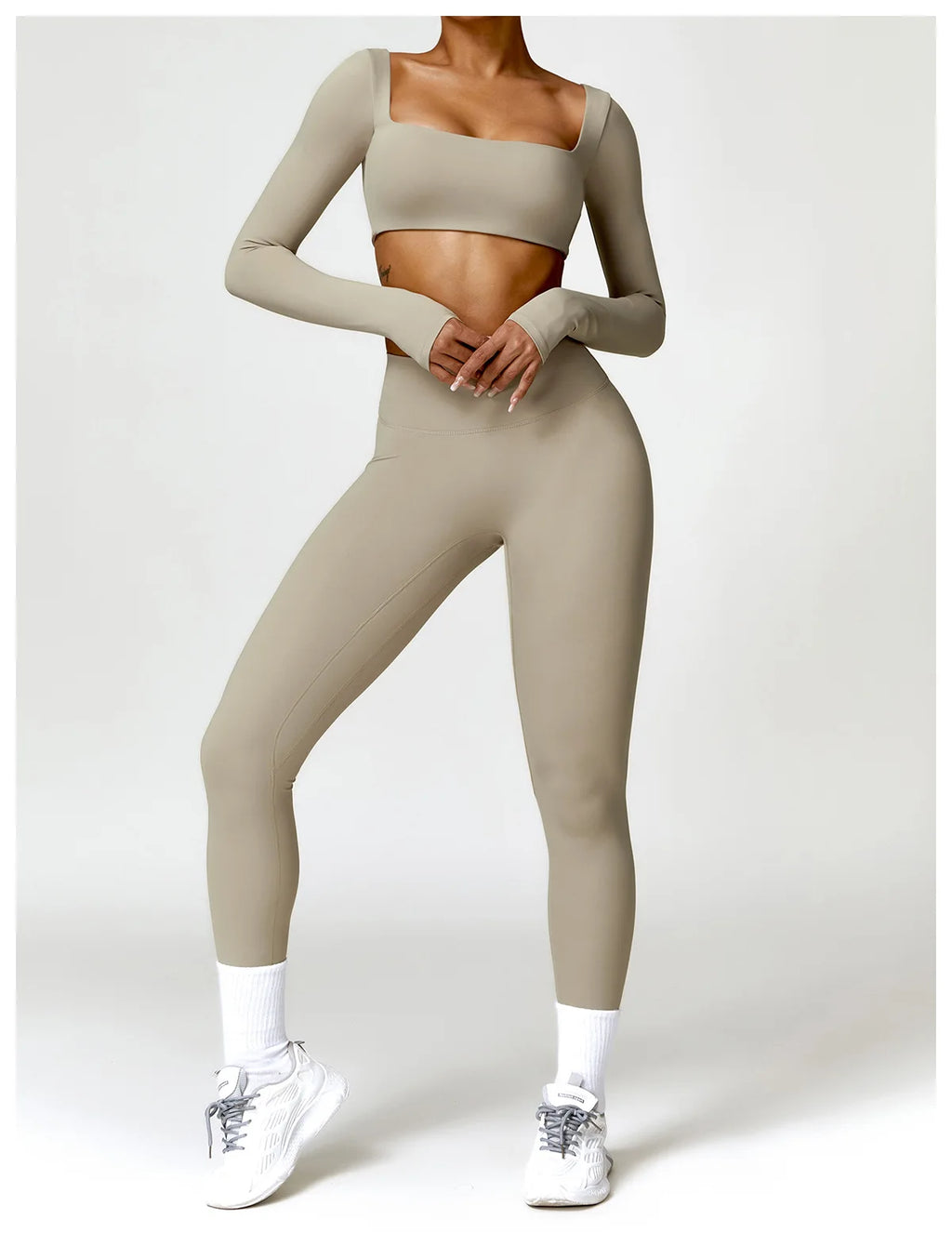 NirvaFit – Pantalones de Yoga Slim para Energía y Estilo Natural