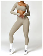 NirvaFit – Pantalones de Yoga Slim para Energía y Estilo Natural