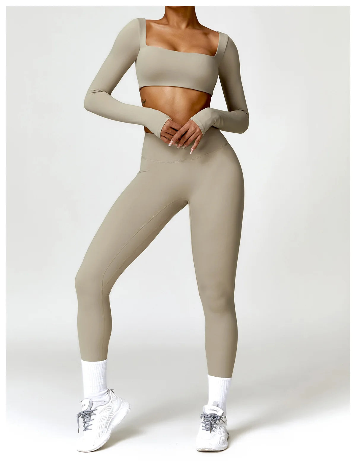 NirvaFit – Pantalones de Yoga Slim para Energía y Estilo Natural