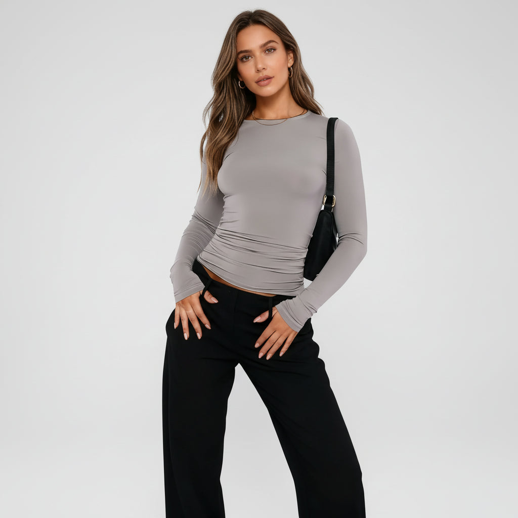 Radiant Flow Top – Camiseta de yoga para energía y movimiento