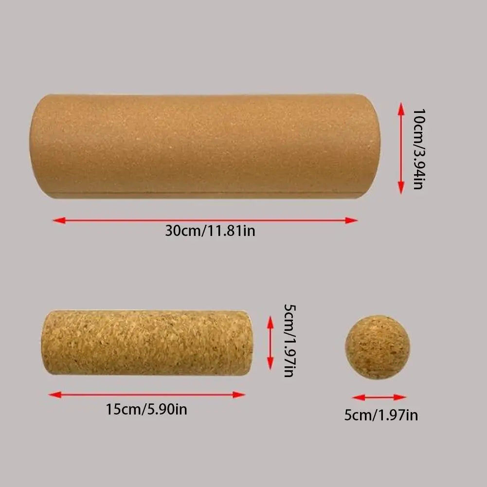 Kit Yoga Cork Harmony – Equilíbrio, Massagem e Movimento