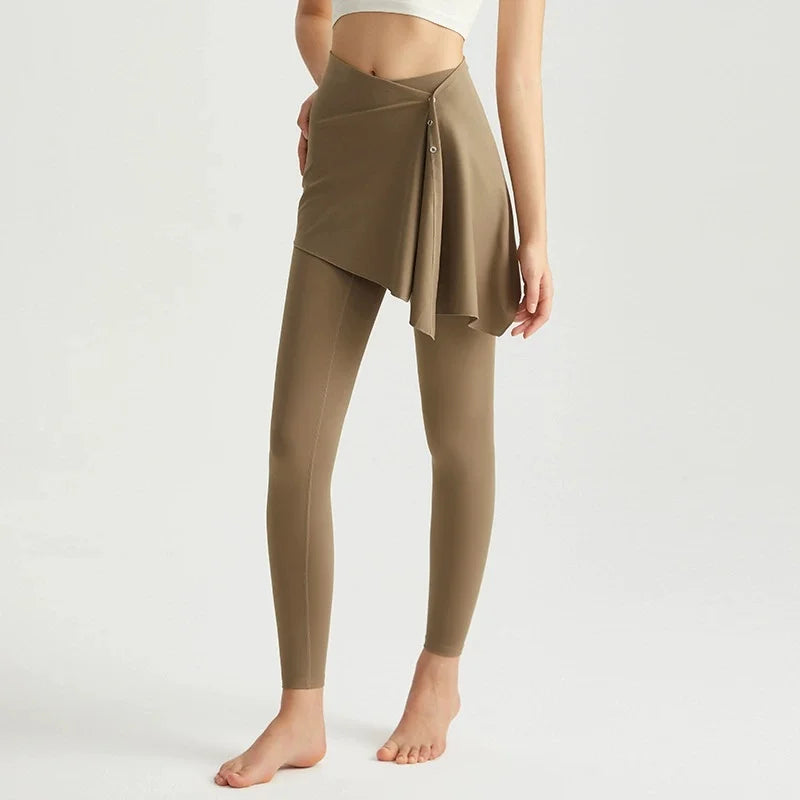 Leggings de Yoga 2 em 1 com Saia Removível Ananda Move