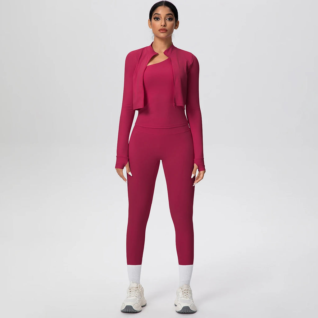 Conjunto Tríade Flow (3 Peças) – Movimento e Energia Feminina
