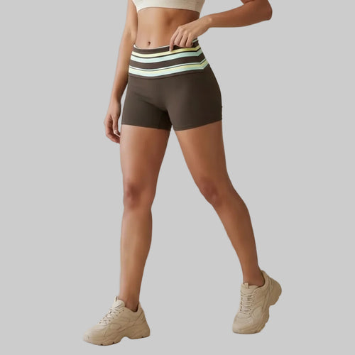 Golden Leaf Shorts – Elegance in Motion