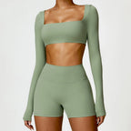 NirvaFit – Pantalones de Yoga Slim para Energía y Estilo Natural