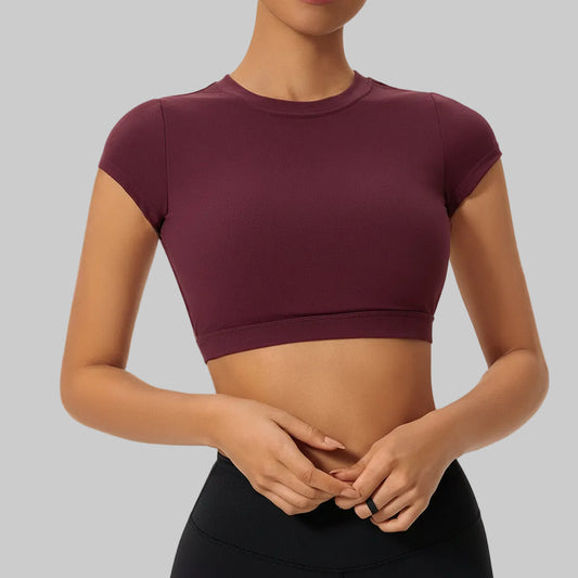 Backless Flow Top – Crop Top Feminino Casual e Desportivo