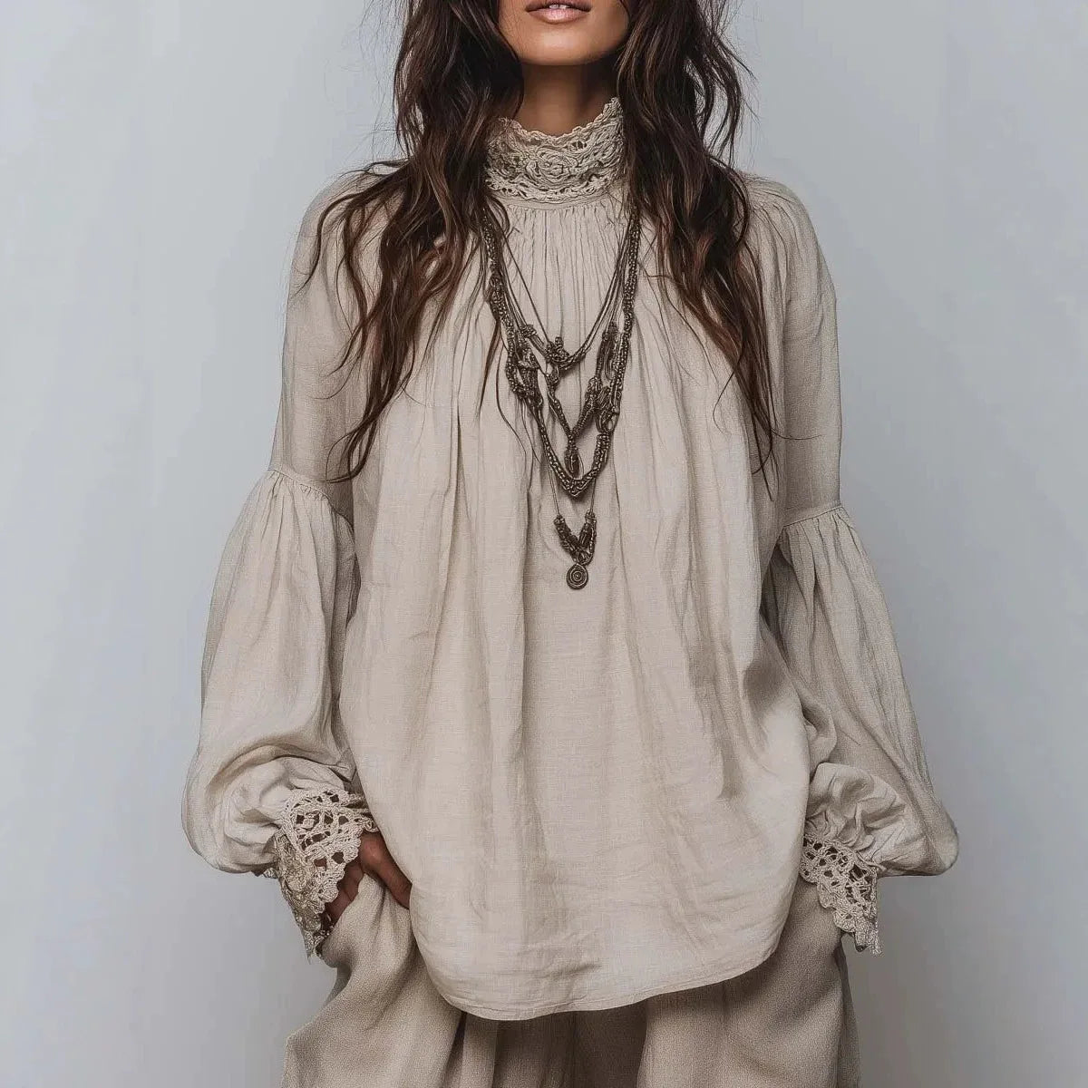 Ananda Lace – Blusa Boho