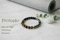 Triad Protection Bracelet – Tiger's Eye, Obsidian, and Hematite