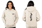 Yoga Grounded Sweatshirt – Double Yoga Print, Warmth and Awareness