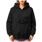 Sweatshirt com Capuz e Bolsa para Animal Prana Pet