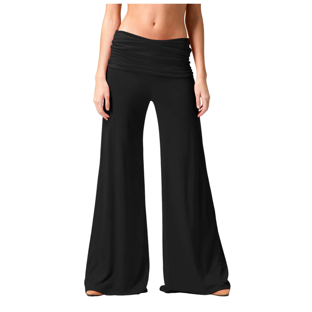 Grace Flow Pants – Pantalones Elegantes de Pierna Ancha