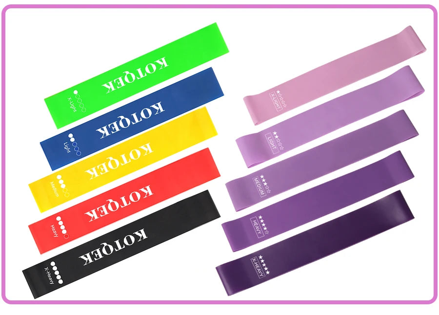 Elastic Resistance Bands for Home Training