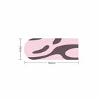 Suede Flow Mat – Semicircular Suede Yoga Mat