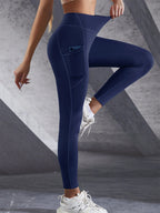 Leggings de yoga elásticas para mujer con bolsillos