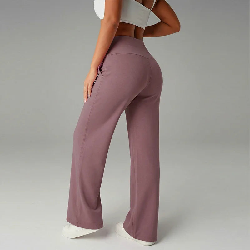 Malka Wide Pocket Pants – Soft Strength and Functional Elegance