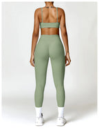 NirvaFit – Pantalones de Yoga Slim para Energía y Estilo Natural