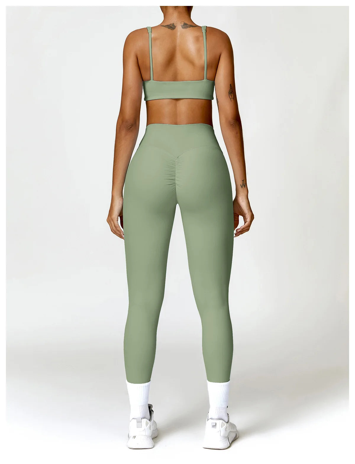 NirvaFit – Pantalones de Yoga Slim para Energía y Estilo Natural