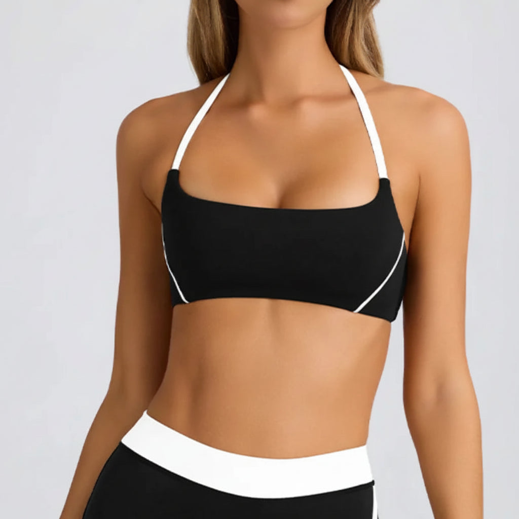 Conjunto Top Halter e Saia-Short de Yoga Aurea Match