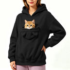 Sweatshirt com Capuz e Bolsa para Animal Prana Pet
