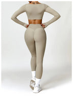 NirvaFit – Pantalones de Yoga Slim para Energía y Estilo Natural