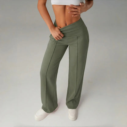 Malka Wide Pocket Pants – Soft Strength and Functional Elegance