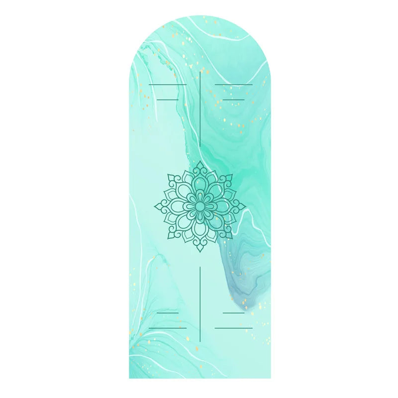 Suede Flow Mat – Semicircular Suede Yoga Mat