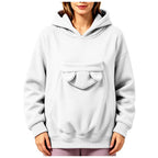 Sweatshirt com Capuz e Bolsa para Animal Prana Pet