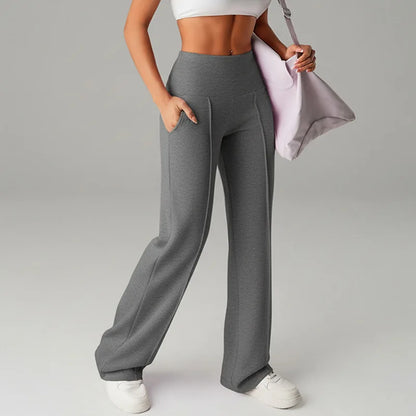 Malka Wide Pocket Pants – Soft Strength and Functional Elegance