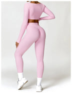 NirvaFit – Pantalones de Yoga Slim para Energía y Estilo Natural