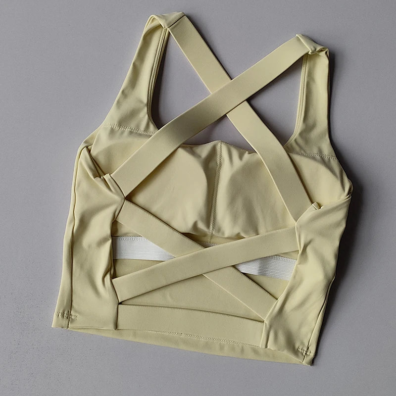 Grace Fit Bra – Elegancia y Soporte para Entrenamiento y Yoga
