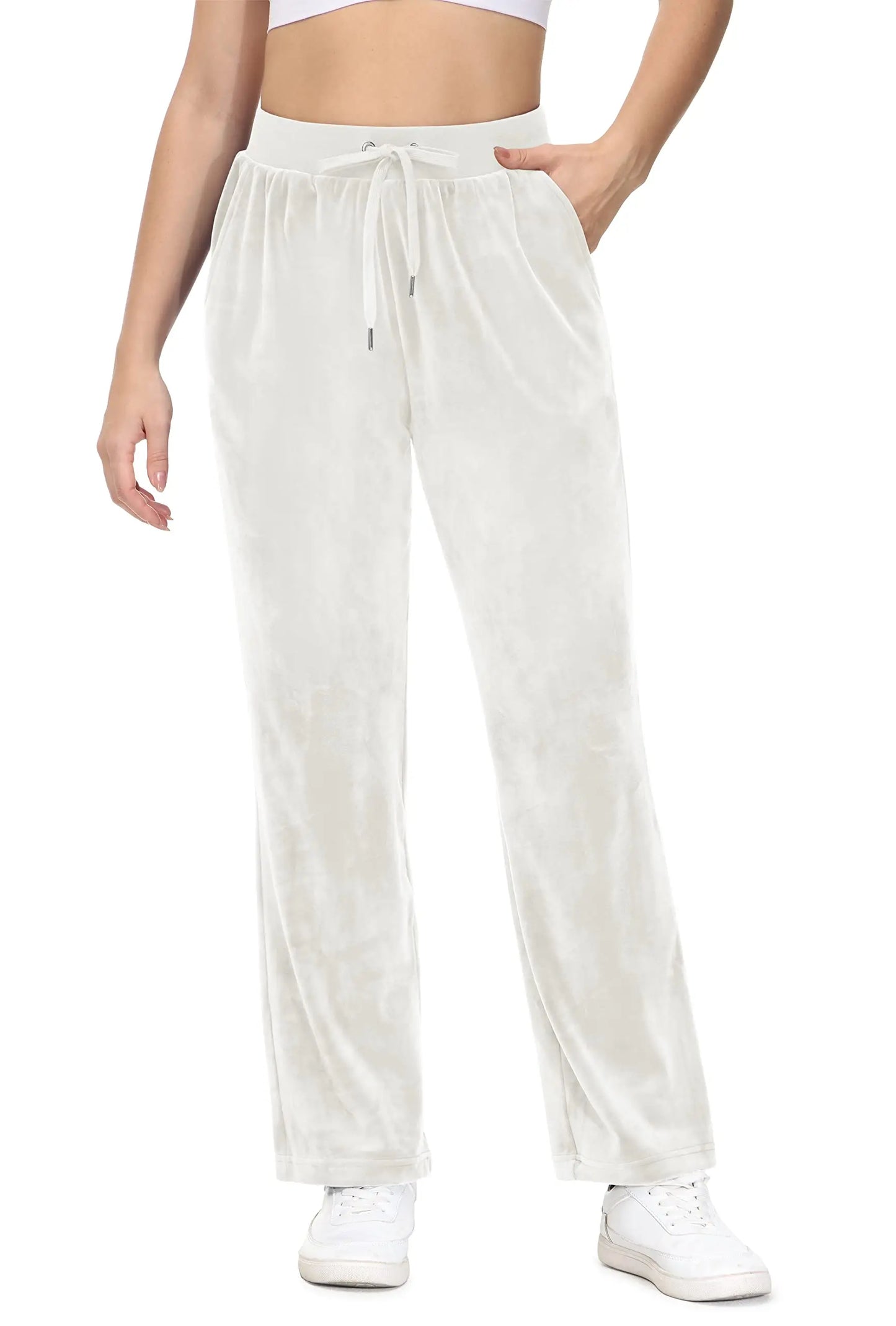 Soft Flow Yoga Pants • Warm Velvet and Free Movement 