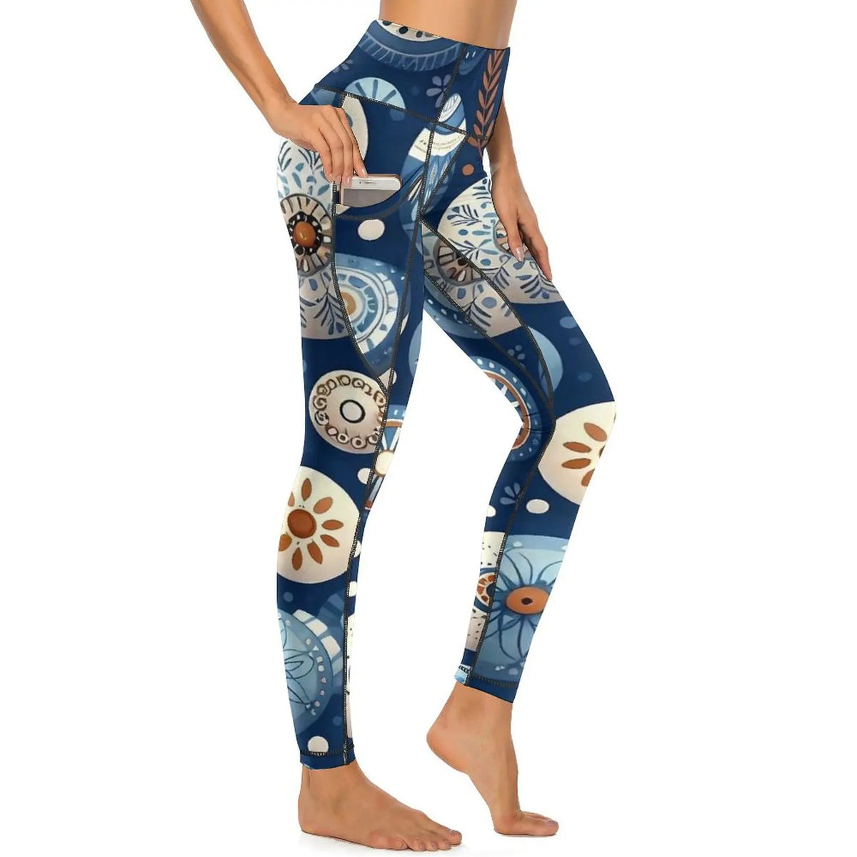 Prana Bloom – leggings femininas florais retro, imagem de produto e estampados disponíveis 13