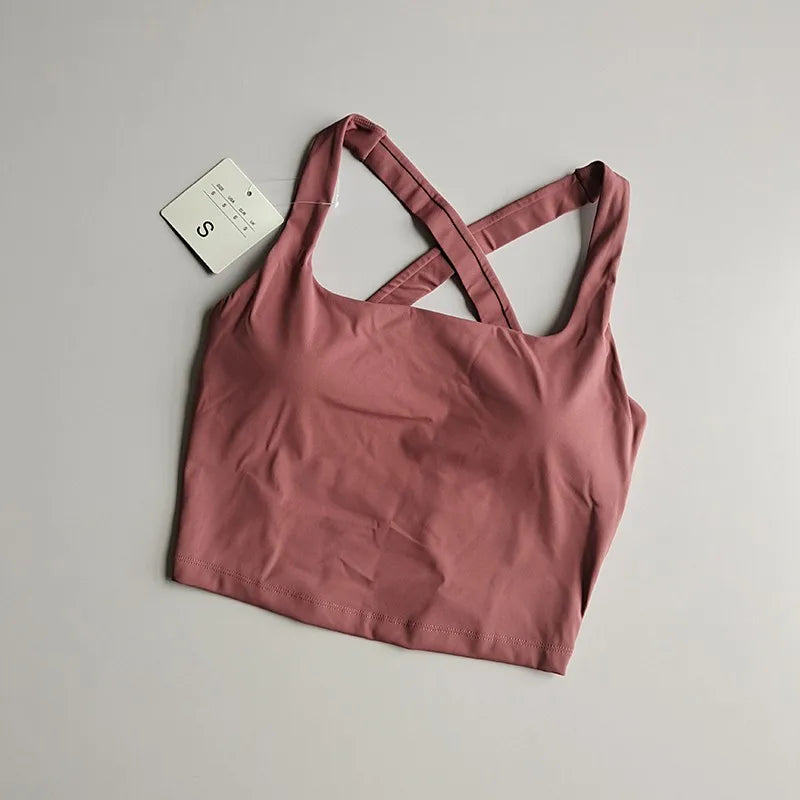 Grace Fit Bra – Elegancia y Soporte para Entrenamiento y Yoga