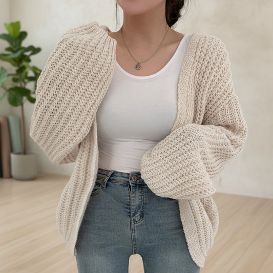 Cardigan Satori – Espontaneidade e Silêncio Interior