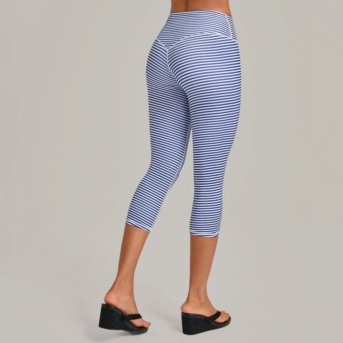 Leggings Capri de Yoga Prana Stripe