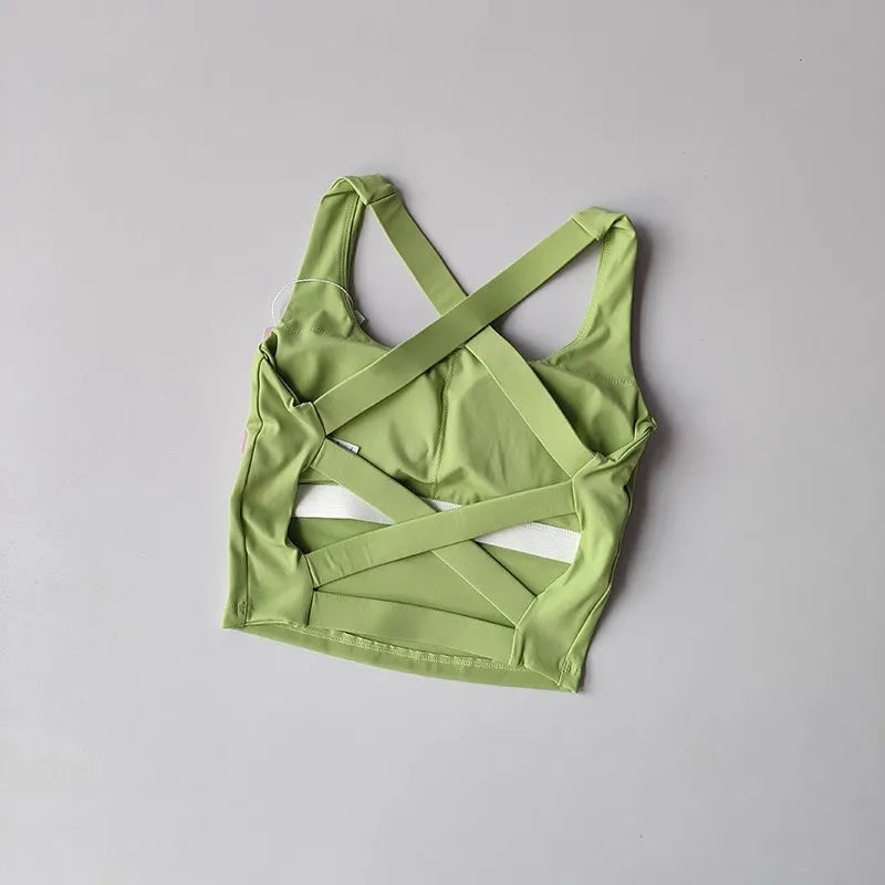 Grace Fit Bra – Elegancia y Soporte para Entrenamiento y Yoga