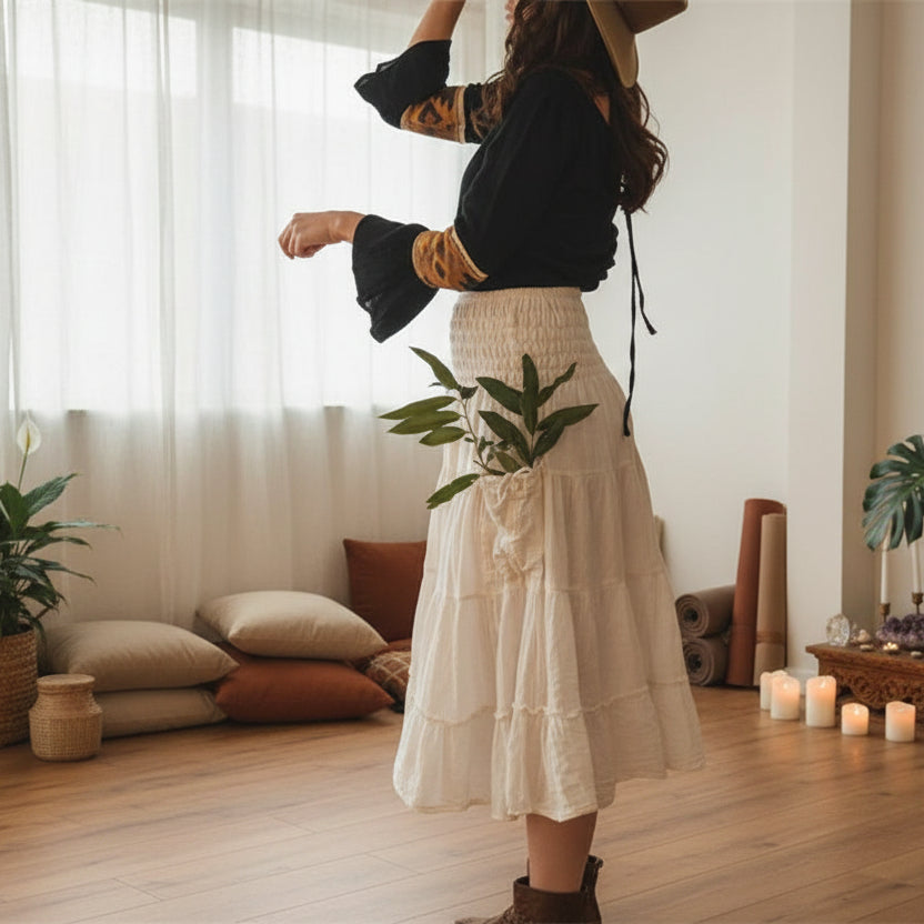 Bohemian Flow Skirt – Boho Style Flowy Maxi Skirt