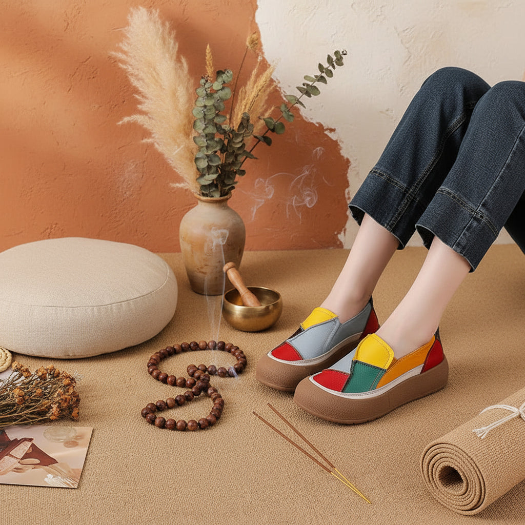 Rooted Ease – Conforto Autêntico em Couro Natural