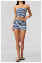 Calções de Yoga Cintura Dobrável Prana Stripe
