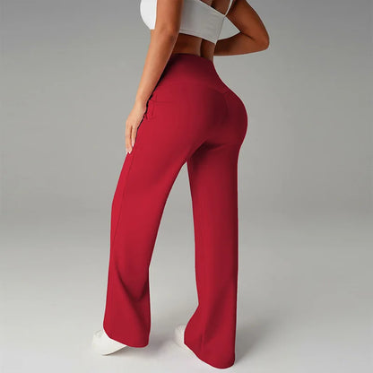 Malka Wide Pocket Pants – Soft Strength and Functional Elegance