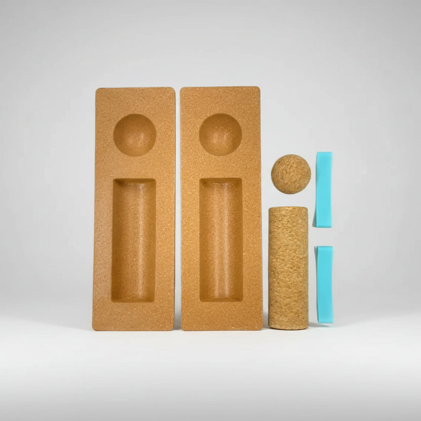Kit Yoga Cork Harmony – Equilíbrio, Massagem e Movimento